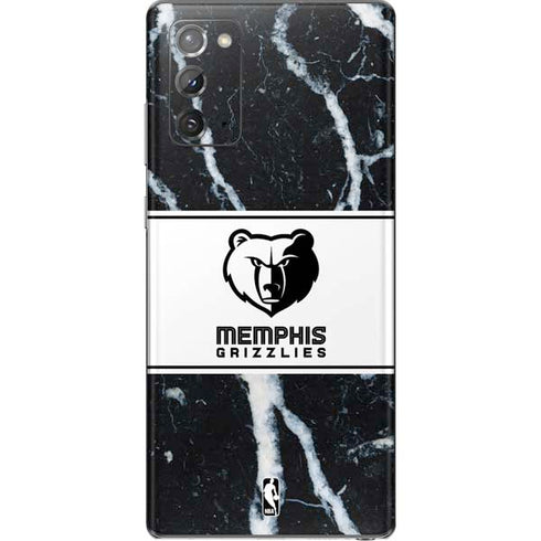 NBA Memphis Grizzlies Marble Galaxy Note20 5G Skin